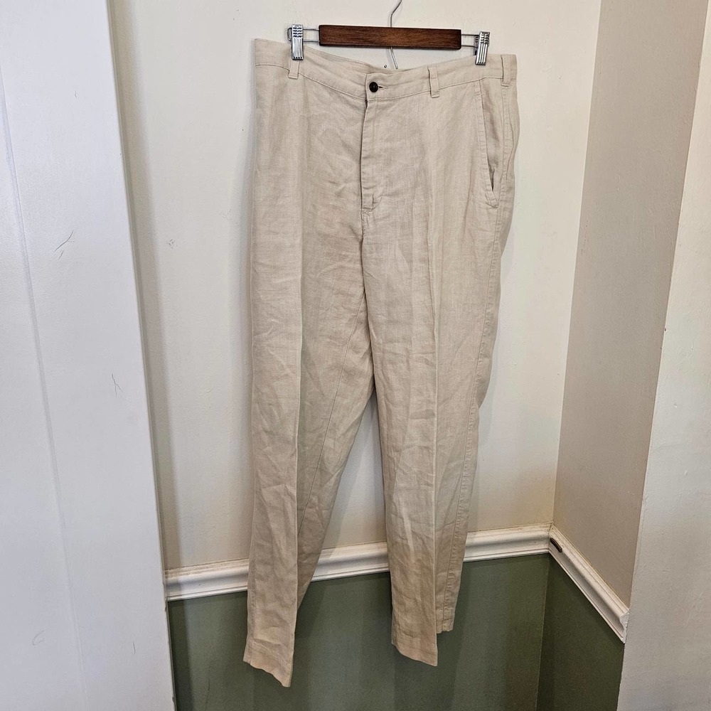 Men's Linen Pants by Jos A Banks